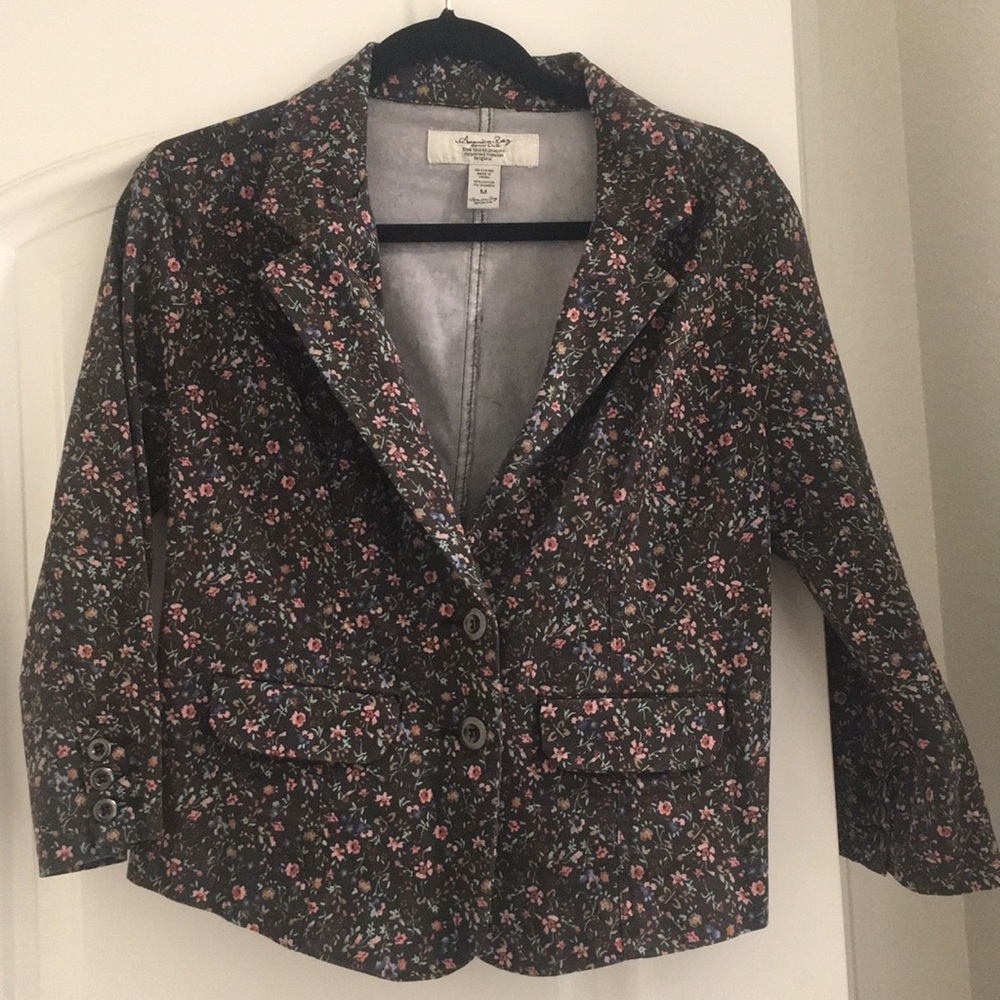 American Rag Floral Blazer Jacket